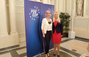 V.Paljak i A. Velić Fabijanić, predstavnice Reformista u Rimu