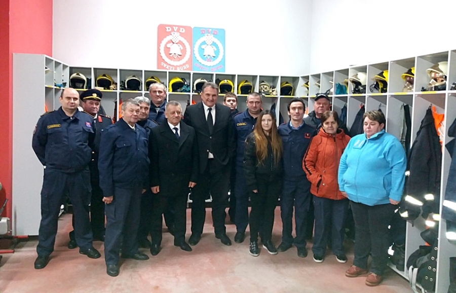 Župan Čačić krenuo u obećani obilazak Dobrovoljnih vatrogasnih dru&scaron;tava diljem Županije