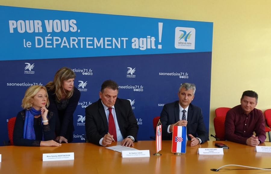 Župan Čačić u radnom posjetu francuskom departmanu Sa&ocirc;ne-et-Loire:  'Dobili smo potencijalne partnere za brojne projekte'