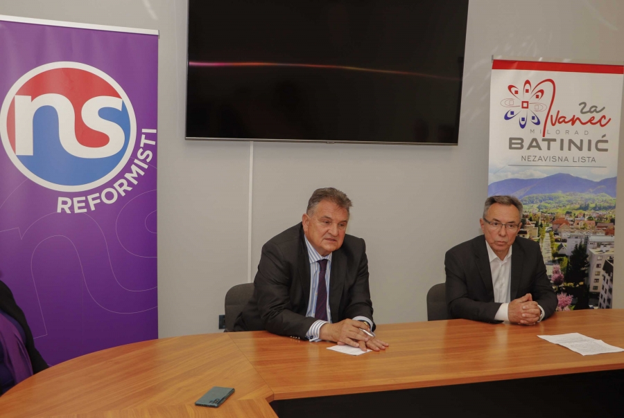 Radimir Čačić i Milorad Batinić najavili uzajamnu potporu na izborima za župana Varaždinske županije i gradonačelnika Ivanca