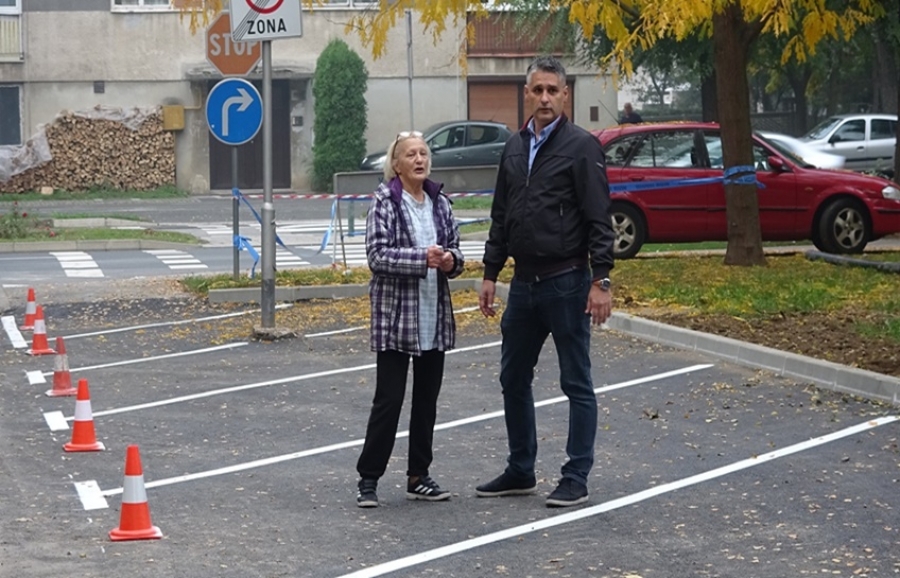 Zavr&scaron;eni su radovi na uređenju parkirali&scaron;nih mjesta u ulici Zrinskih i Frankopana
