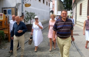 Biv&scaron;i hrvatski predsjednik Stjepan Mesić i biv&scaron;a premijerka Jadranka Kosor posjetili &Scaron;pancirfest