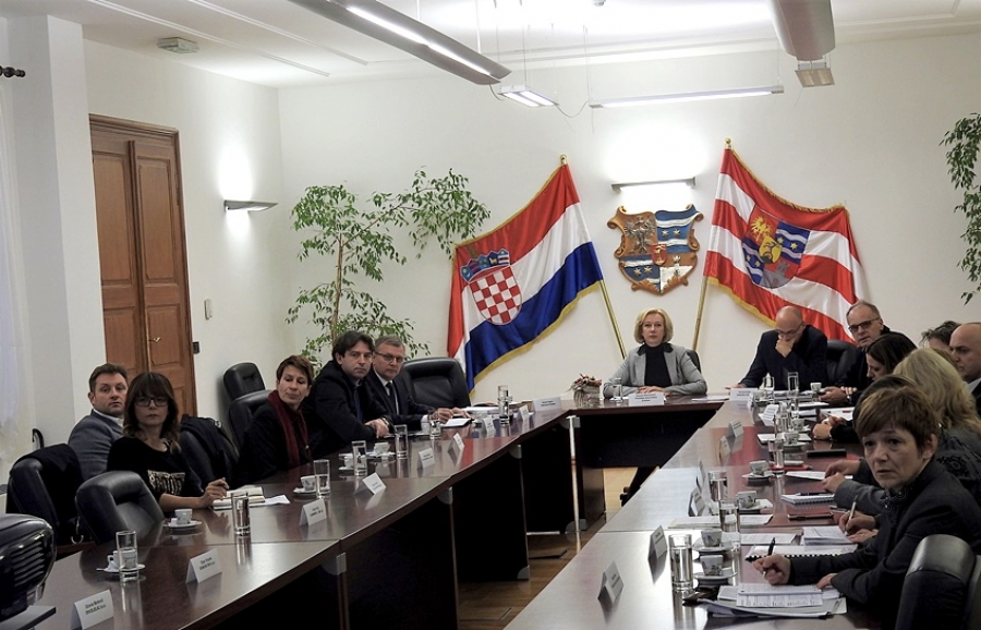 O povezivanju gospodarstva i obrazovnog sustava na radnom sastanku u Županijskoj palači