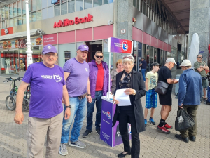 Akcije zagrebačkih Reformista na Trgu bana Jelačića