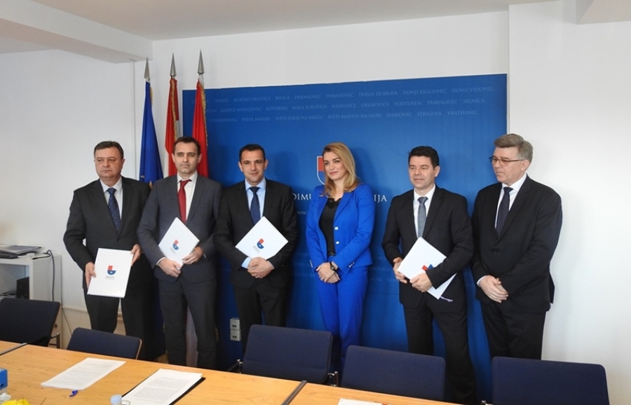 Potpisan sporazum IPP između Međimurske, Varaždinske, Koprivničko-križevačke županije i HŽPP
